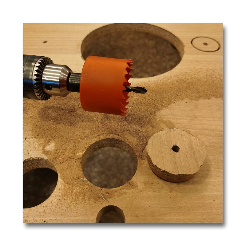 VIKITON 2.5 inch Hole Saw with Arbor for Metal Wood Plastic, 2-1/2 in Bimetal Hole Cutter for Different Project with Smooth and Flat Drilling Edge, Fast Chip Removal - Image 4